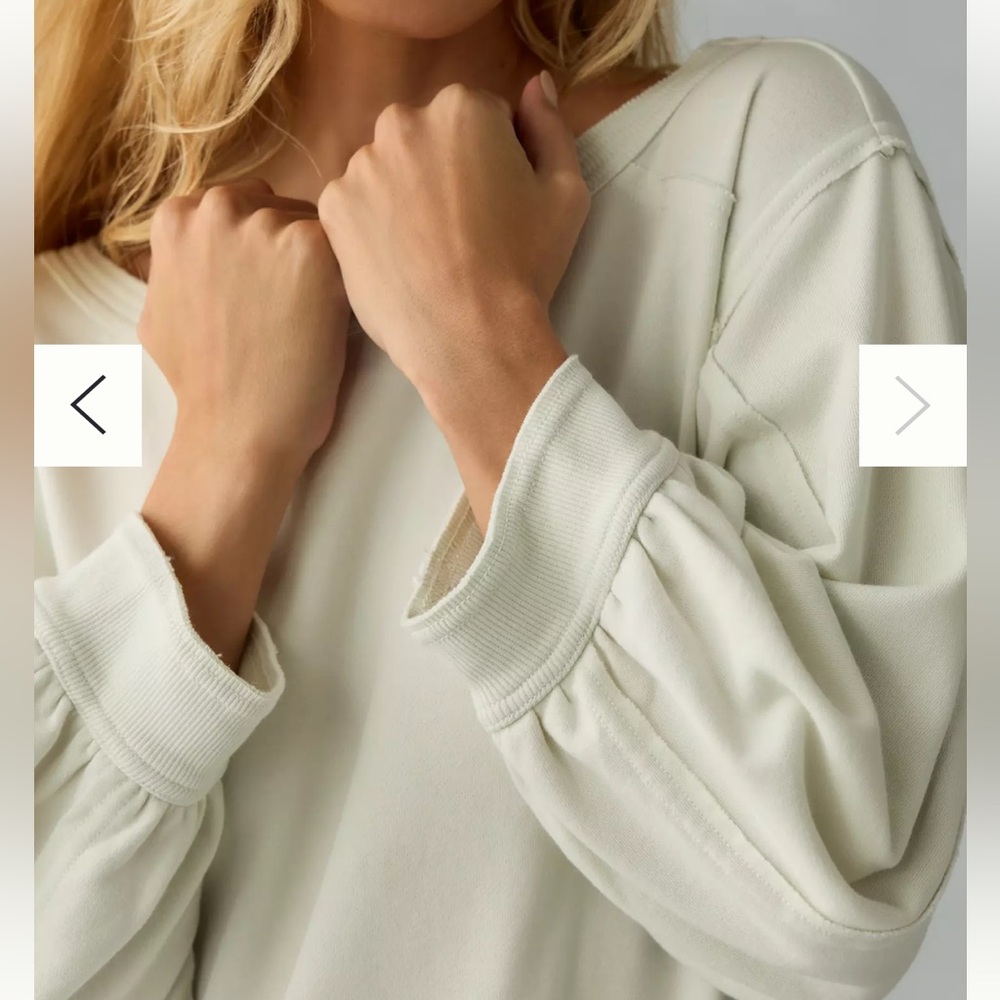 ‘Anthropologie’ Athleisure Cream Dress - Picture 3 of 6